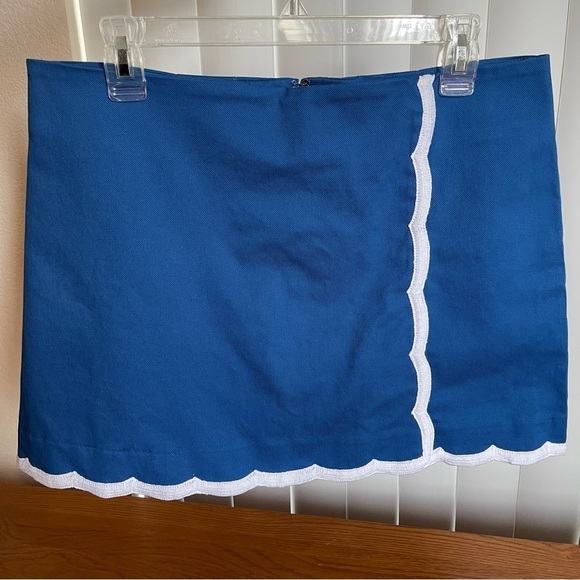 Lilly Pulitzer Pants - Lilly Pulitzer Michelina Mini Skort Barton Blue Size 12